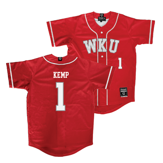 WKU Softball Red Jersey - Kaytlan Kemp | #1