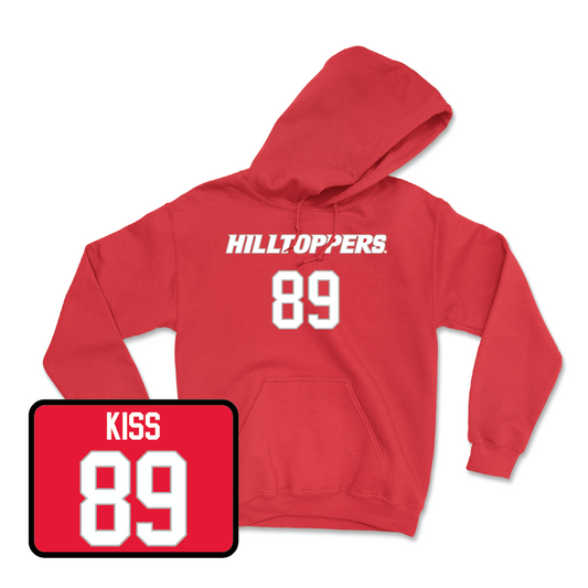 Red Football Hilltoppers Player Hoodie - CJ Kiss