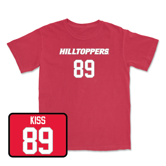 Red Football Hilltoppers Player Tee - CJ Kiss