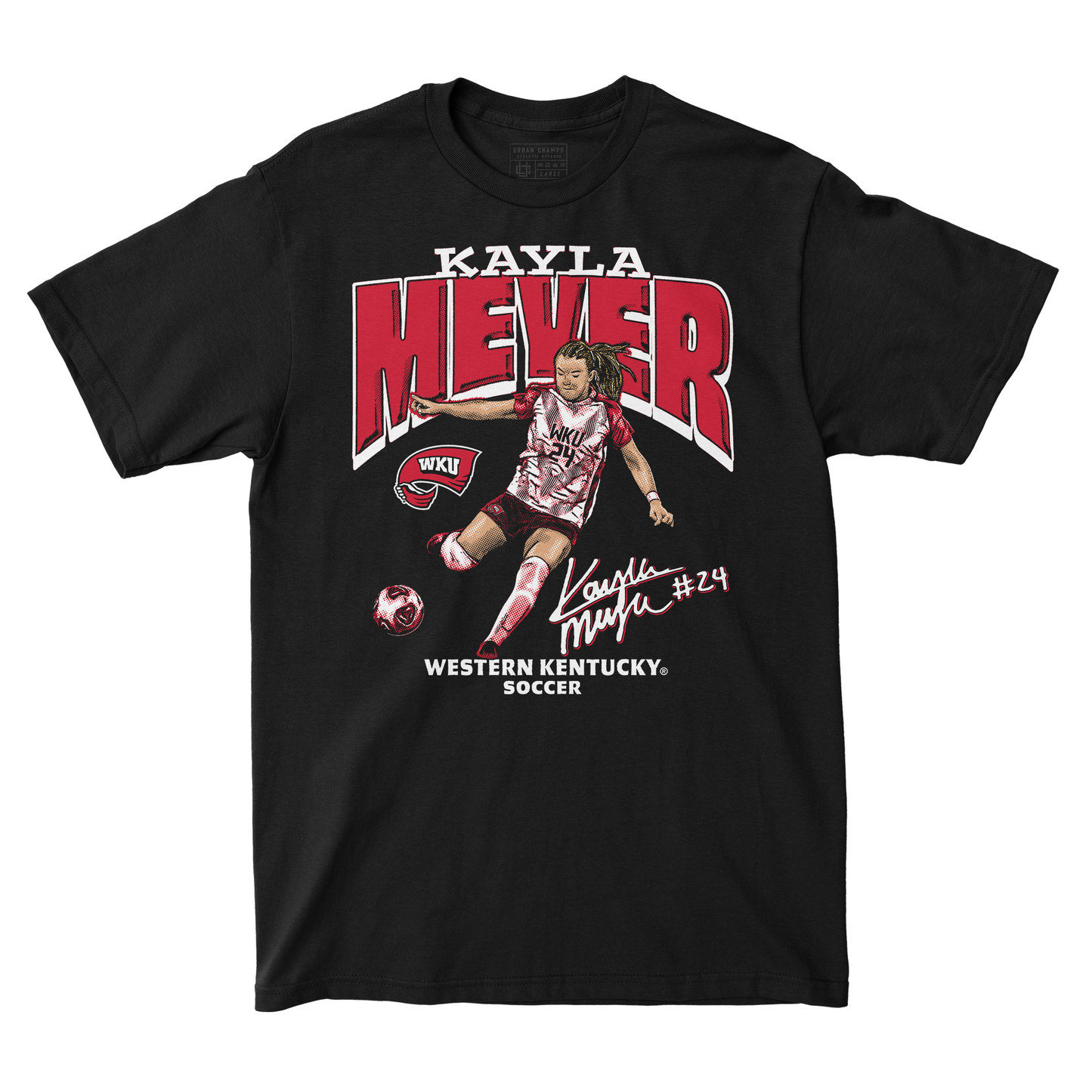 EXCLUSIVE RELEASE - Kayla Meyer Illustrated Black Tee