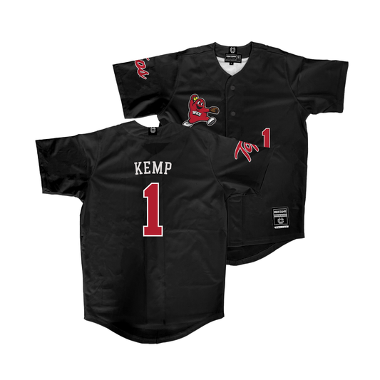 WKU Softball Black Big Red Jersey - Kaytlan Kemp | #1