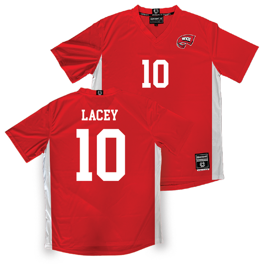 Red WKU Women's Soccer Jersey - Paige Lacey | #10