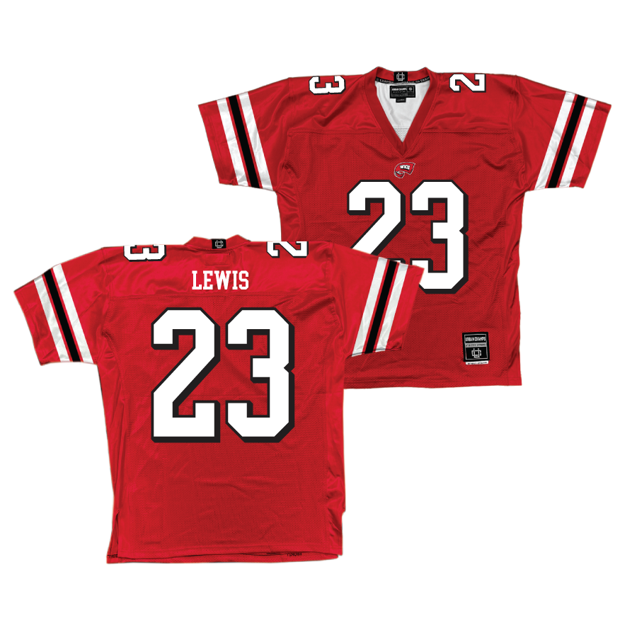 Red WKU Football Jersey   - Jaylen Lewis