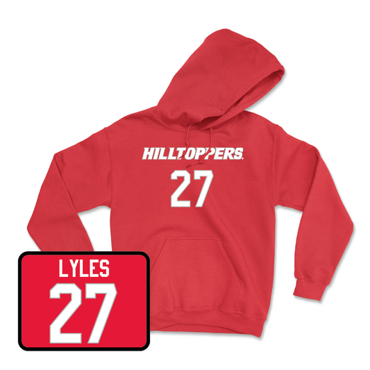 Red Baseball Hilltoppers Player Hoodie - Zach Lyles