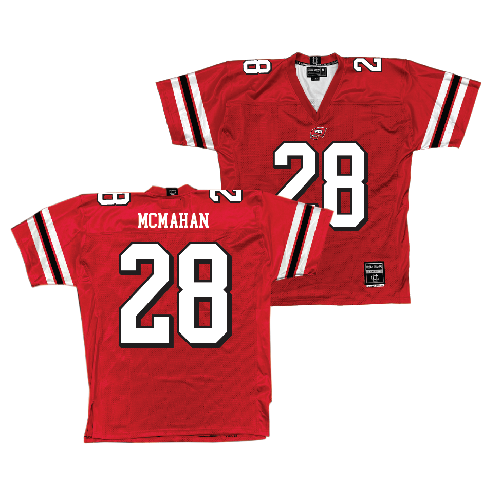 Red WKU Football Jersey  - Javon McMahan | #28