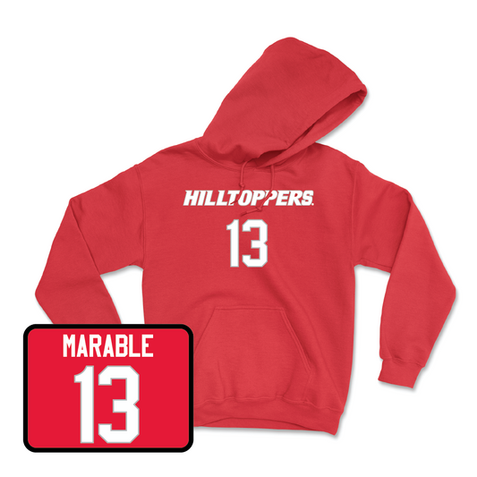 Red Men's Basketball Hilltoppers Player Hoodie - BJ Marable