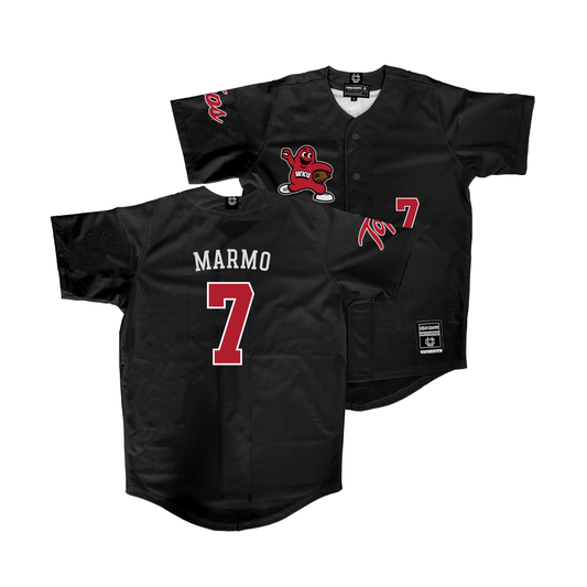 WKU Baseball Black Big Red Jersey - Caleb Marmo | #7