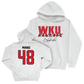 WKU Football White Big Red Signature Drop Hoodie  - Zsacari Minnis