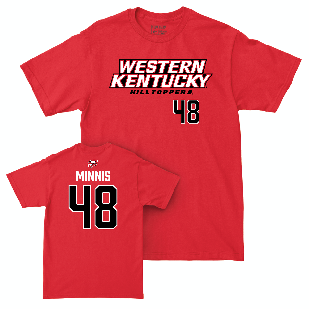 WKU Football Red Sideline Tee  - Zsacari Minnis