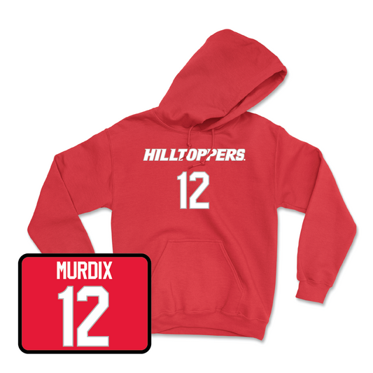 Red Men's Basketball Hilltoppers Player Hoodie - Terrion Murdix