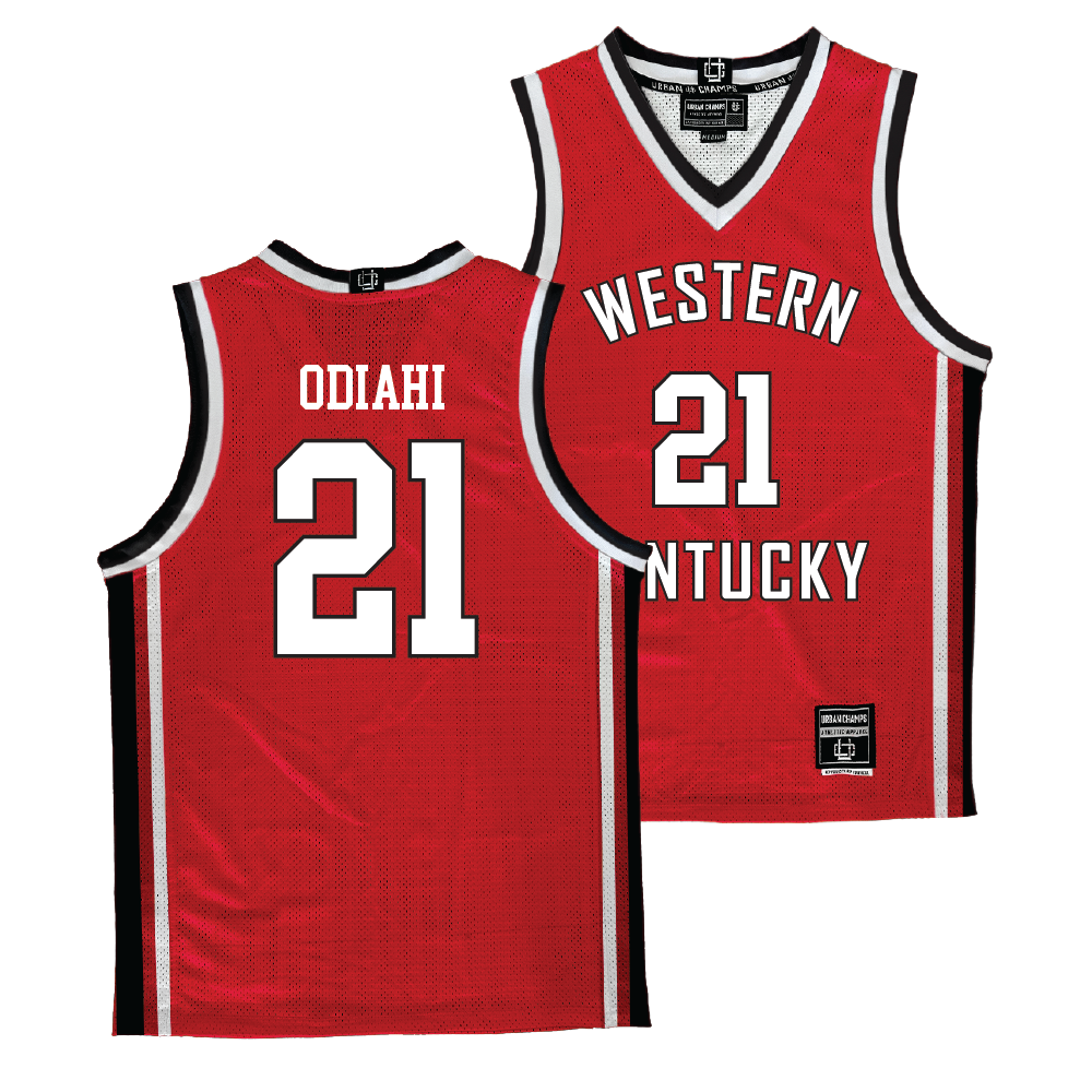 WKU Men's Red Basketball Jersey   - Leeroy Odiahi