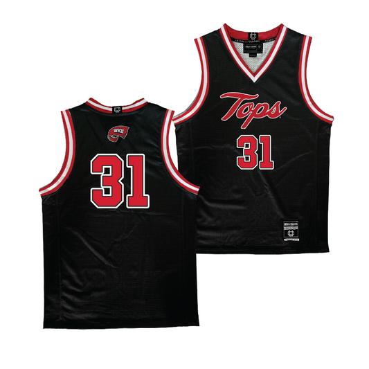 WKU Men's Basketball Black Jersey - Tyler "Fluff" Olden | #31