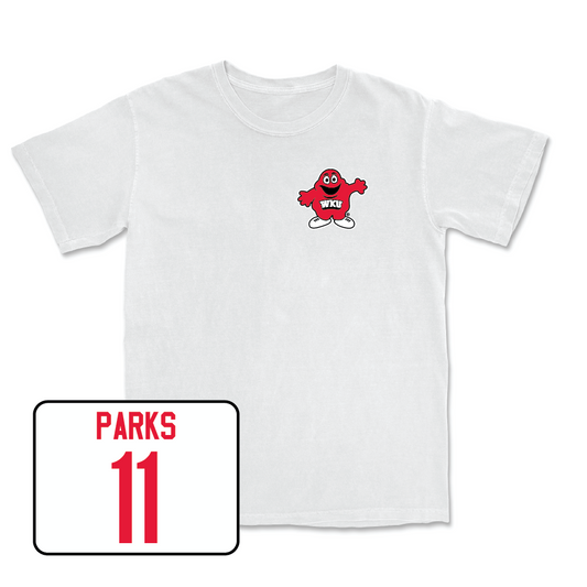 Football White Big Red Comfort Colors Tee - Tucker Parks