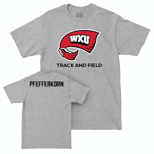 WKU Men's Track & Field Sport Grey Classic Tee  - Tyler Pfefferkorn