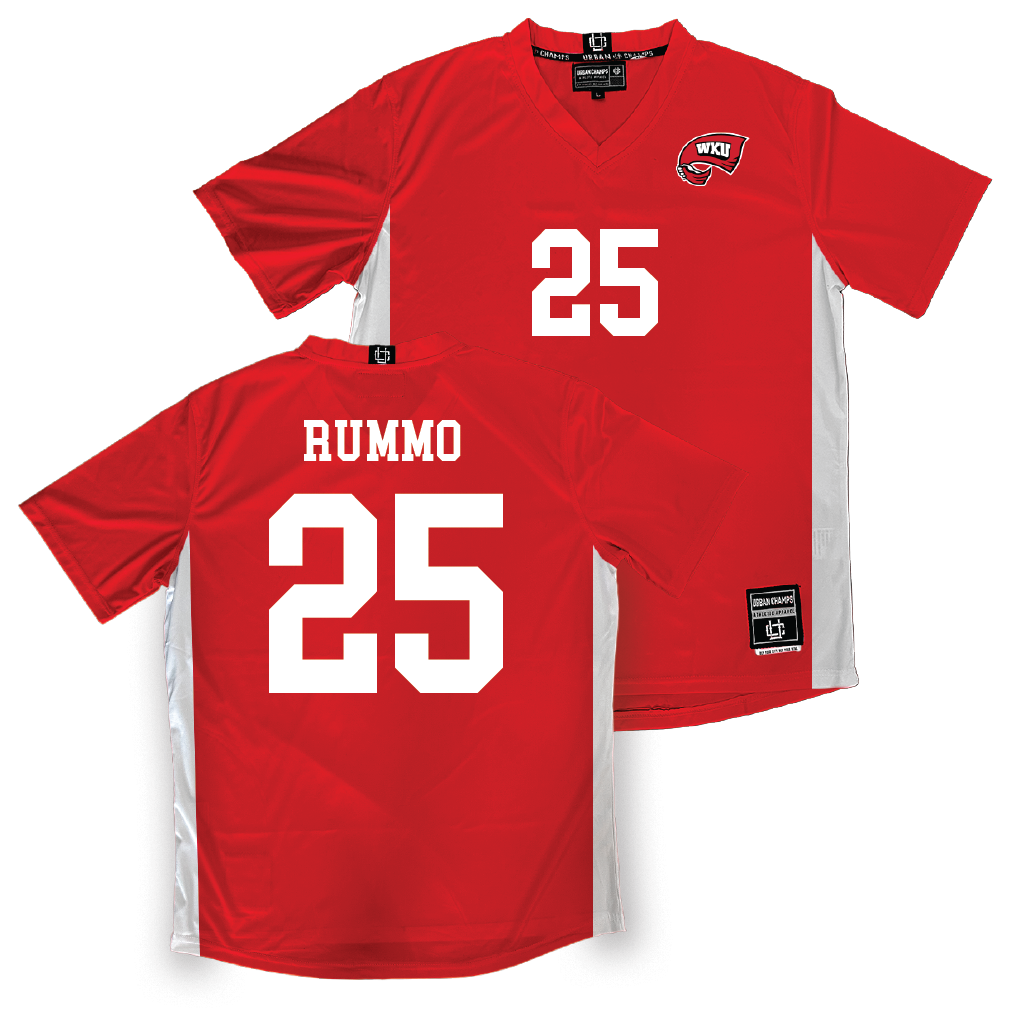 Red WKU Women's Soccer Jersey - Lily Rummo | #25