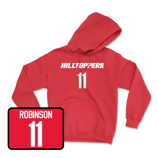 Red Football Hilltoppers Player Hoodie - Kent Robinson