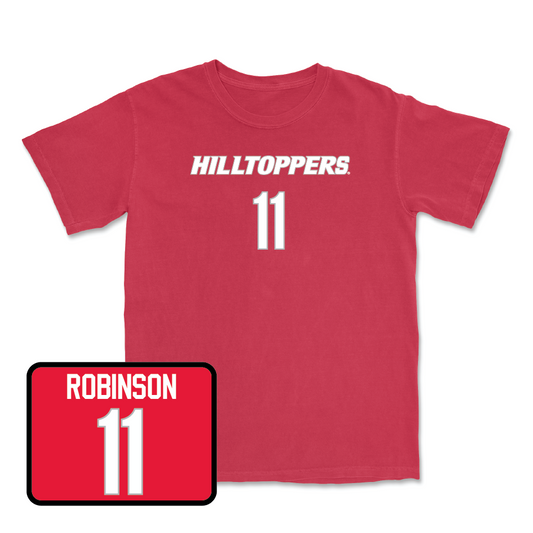 Red Football Hilltoppers Player Tee - Kent Robinson