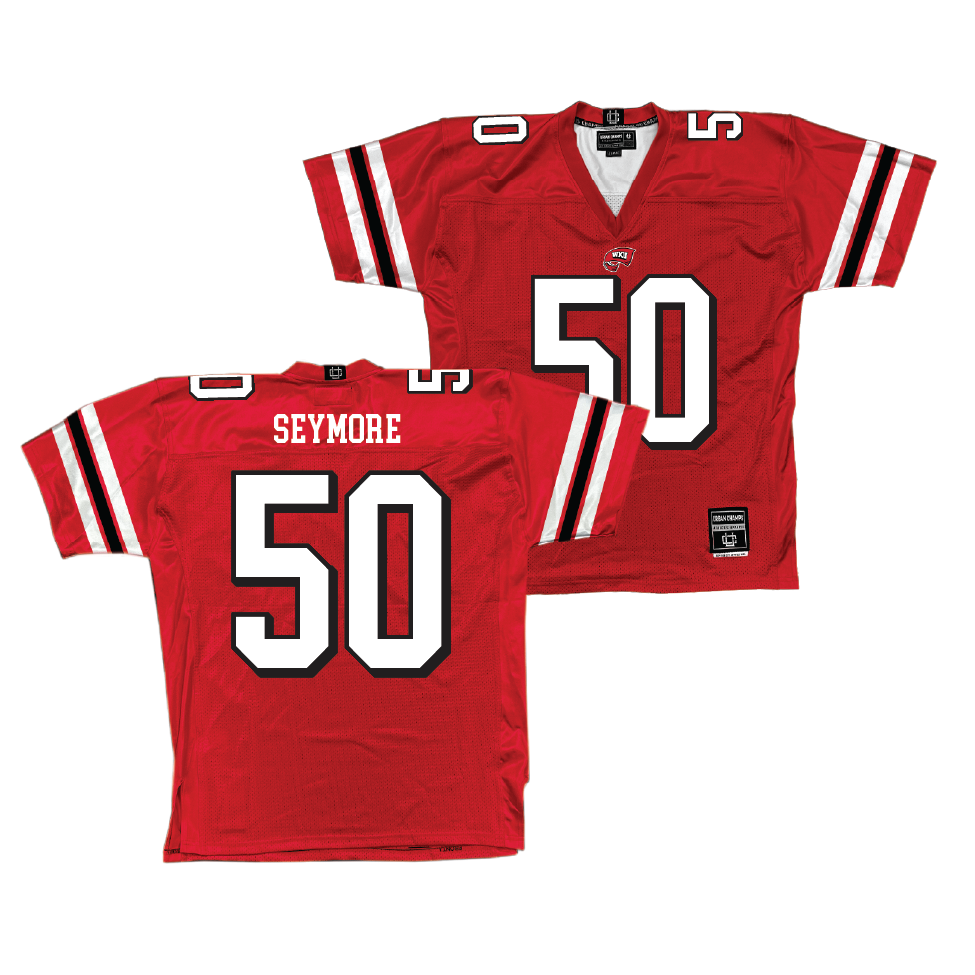 Red WKU Football Jersey   - Laurence Seymore