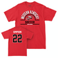 WKU Women's Soccer Red Arch Tee - Amanda Simpson | #22