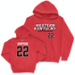 WKU Women's Soccer Red Sideline Hoodie - Amanda Simpson | #22