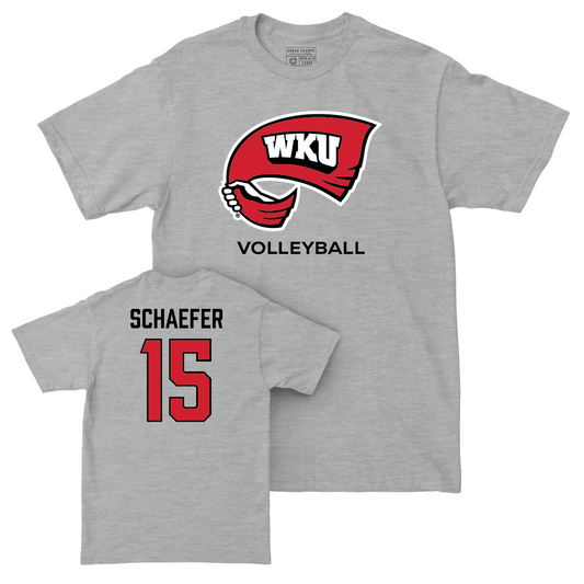 WKU Women's Volleyball Sport Grey Classic Tee - Abigail Schaefer | #15