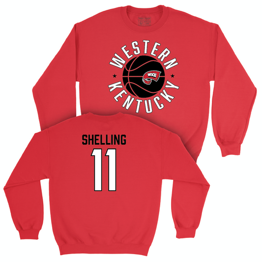 WKU Women's Basketball Red Sideline Hoodie  - Tia Shelling