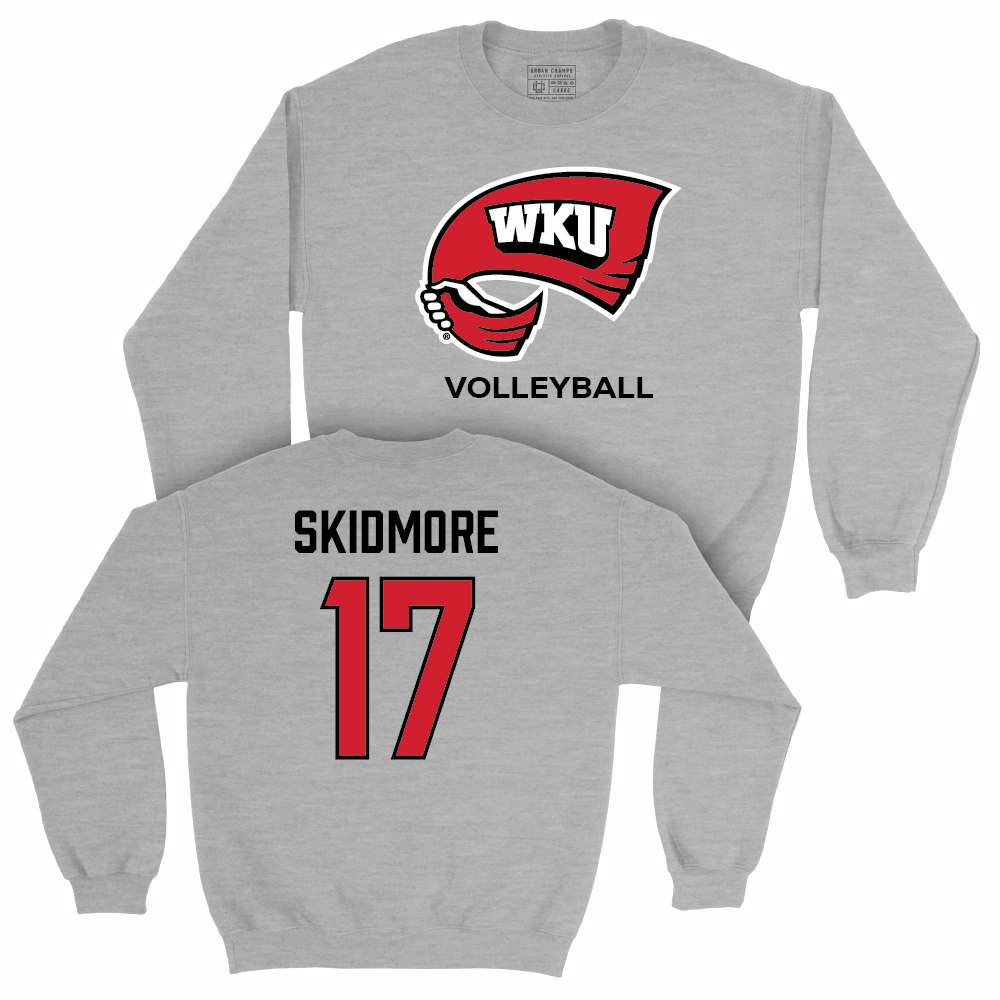 WKU Women's Volleyball Sport Grey Classic Crew  - Alivia Skidmore