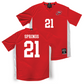 Red WKU Women's Soccer Jersey  - Emrie Springs