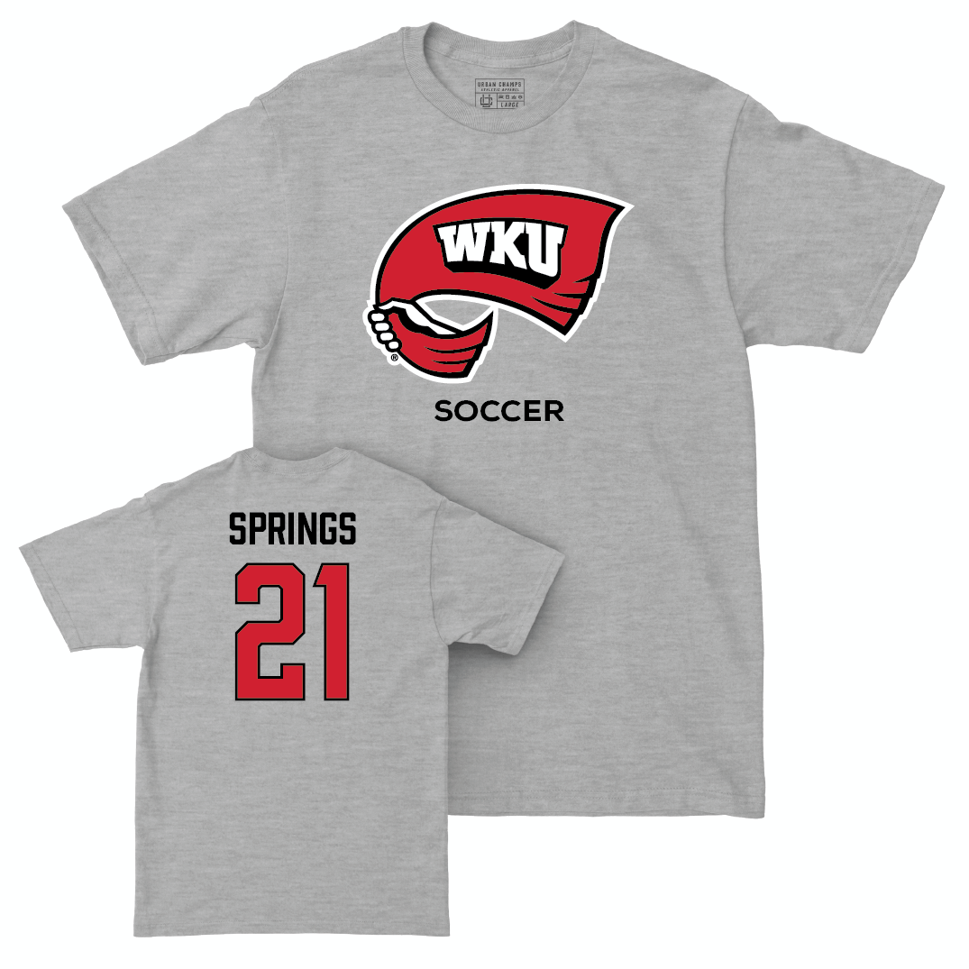 WKU Women's Soccer Sport Grey Classic Tee  - Emrie Springs