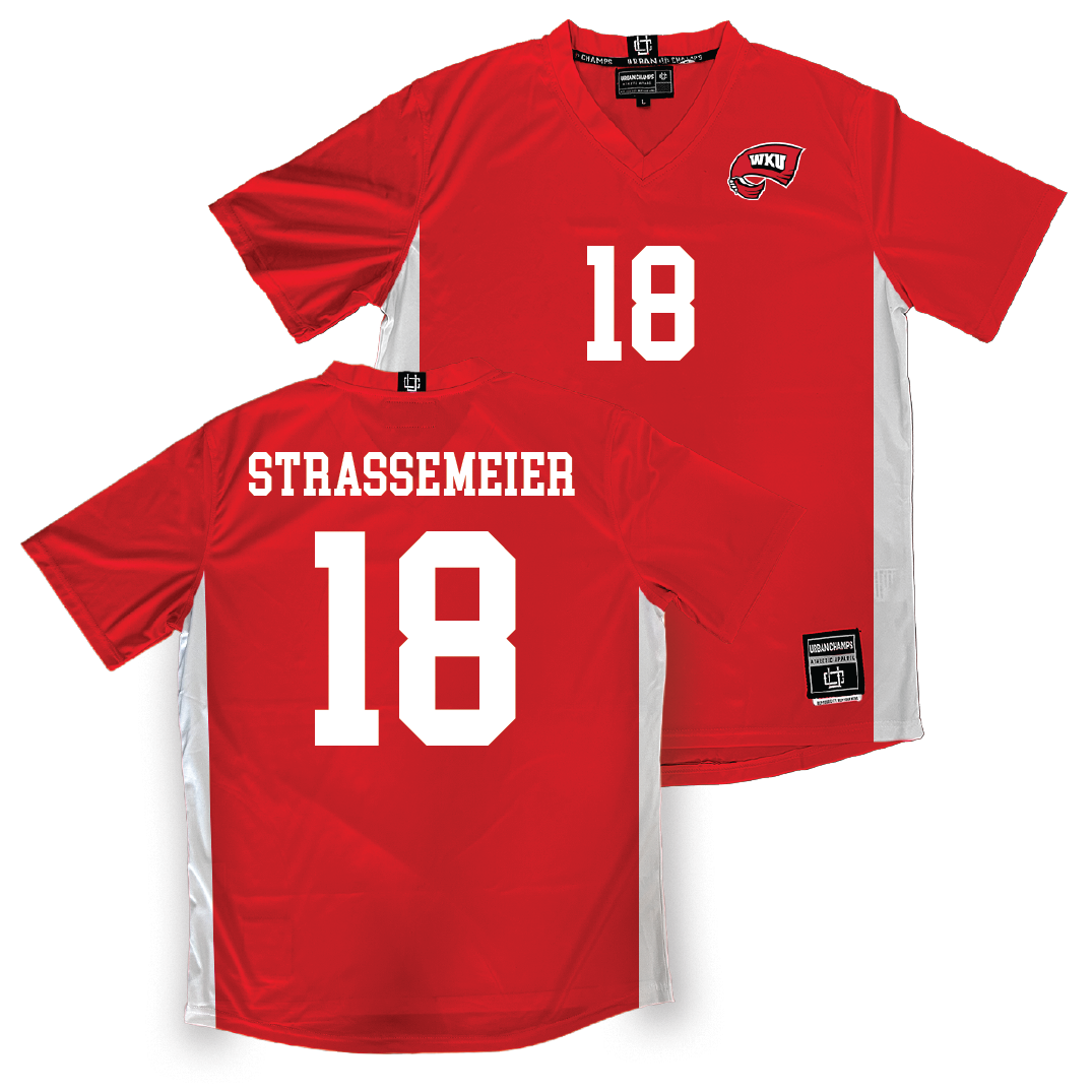 Red WKU Women's Soccer Jersey  - Sydney Strassemeier