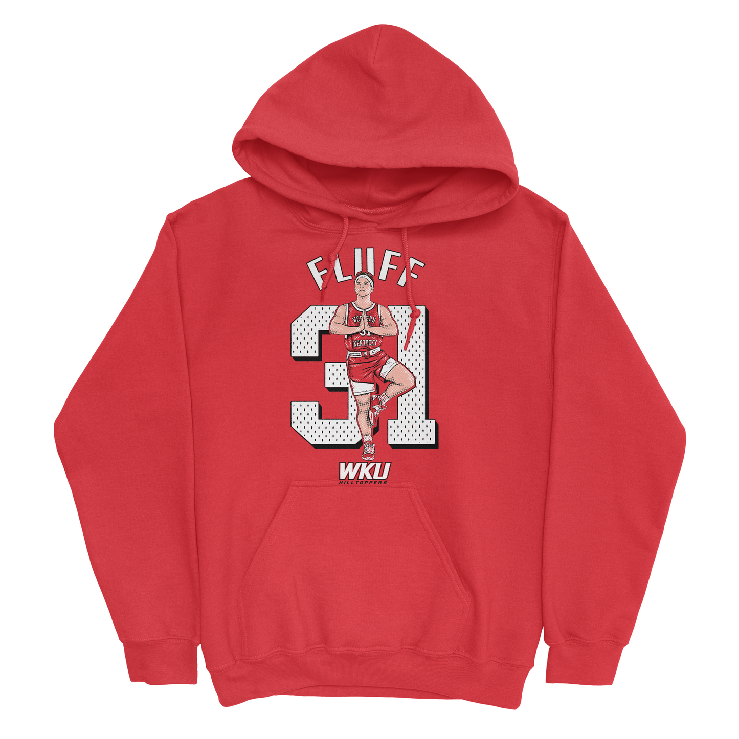 EXCLUSIVE RELEASE: Fluff Number Red Hoodie