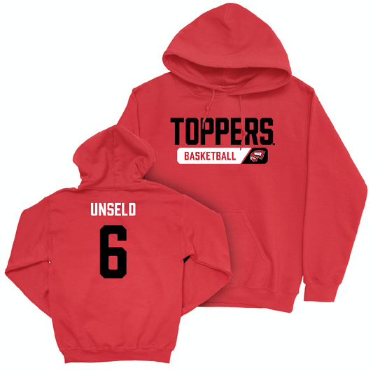 WKU Men's Basketball Red Staple Hoodie  - Kade Unseld