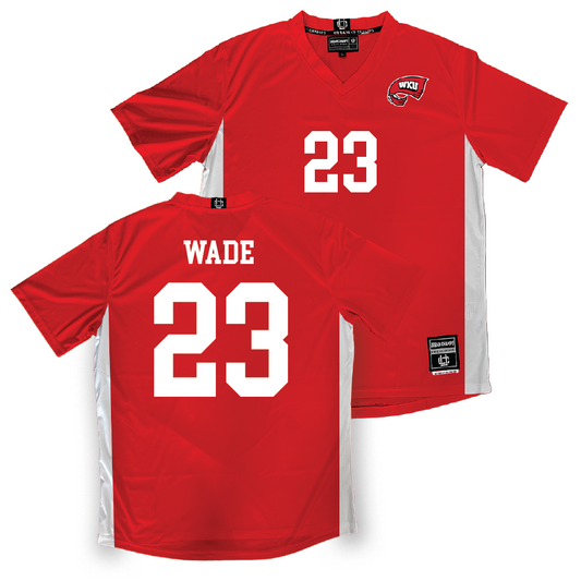 Red WKU Women's Soccer Jersey - Kendall Wade | #23