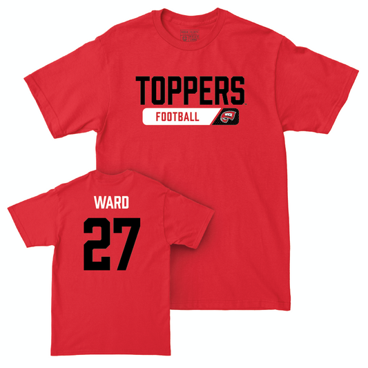 WKU Football Red Staple Tee - Nazir Ward | #27