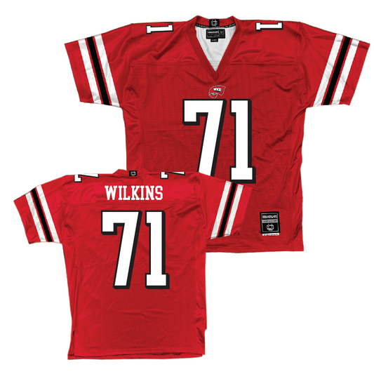 Red WKU Football Jersey - Stacey Wilkins