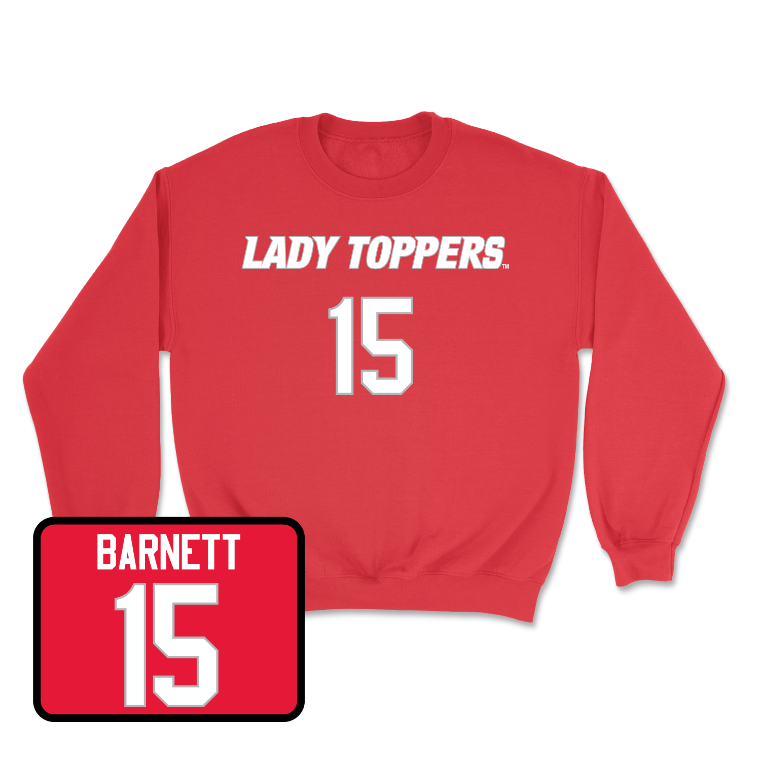 Red Women's Soccer Lady Toppers Player Crew 3X-Large / Ambere Barnett | #15