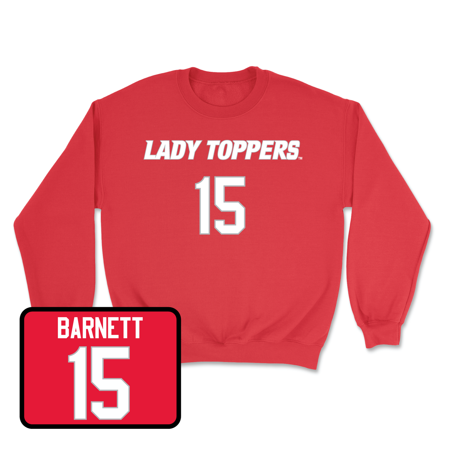 Red Women's Soccer Lady Toppers Player Crew 4X-Large / Ambere Barnett | #15