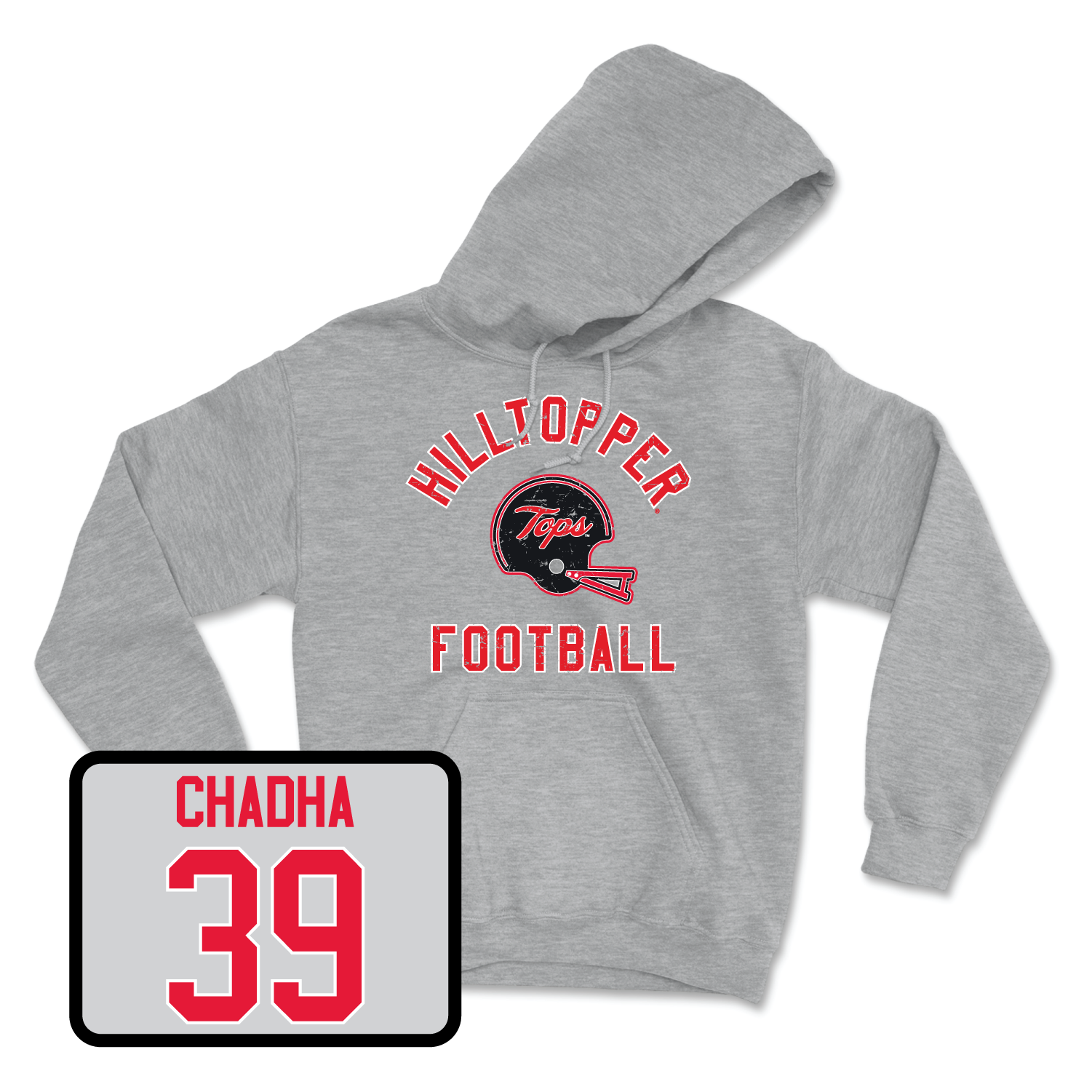 Sport Grey Football Football Helmet Hoodie Small / Antonio Chadha | #39