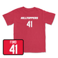 Red Football Hilltoppers Player Tee Large / Alex Ford | #41