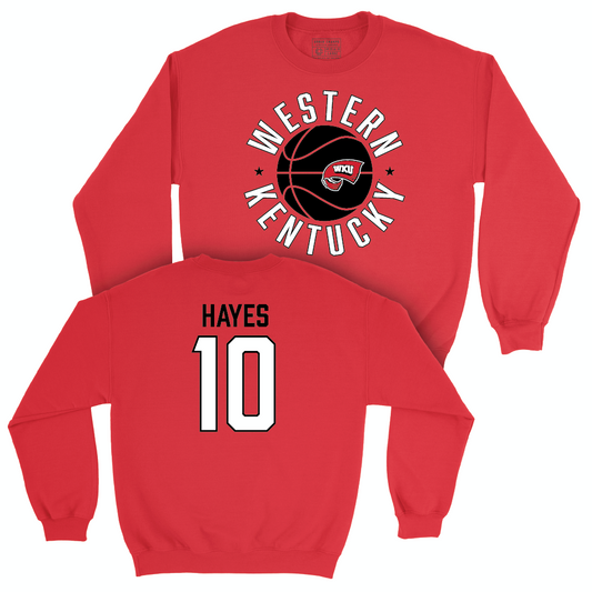 WKU Women's Basketball Red Hardwood Crew - Acacia Hayes | #10 Small