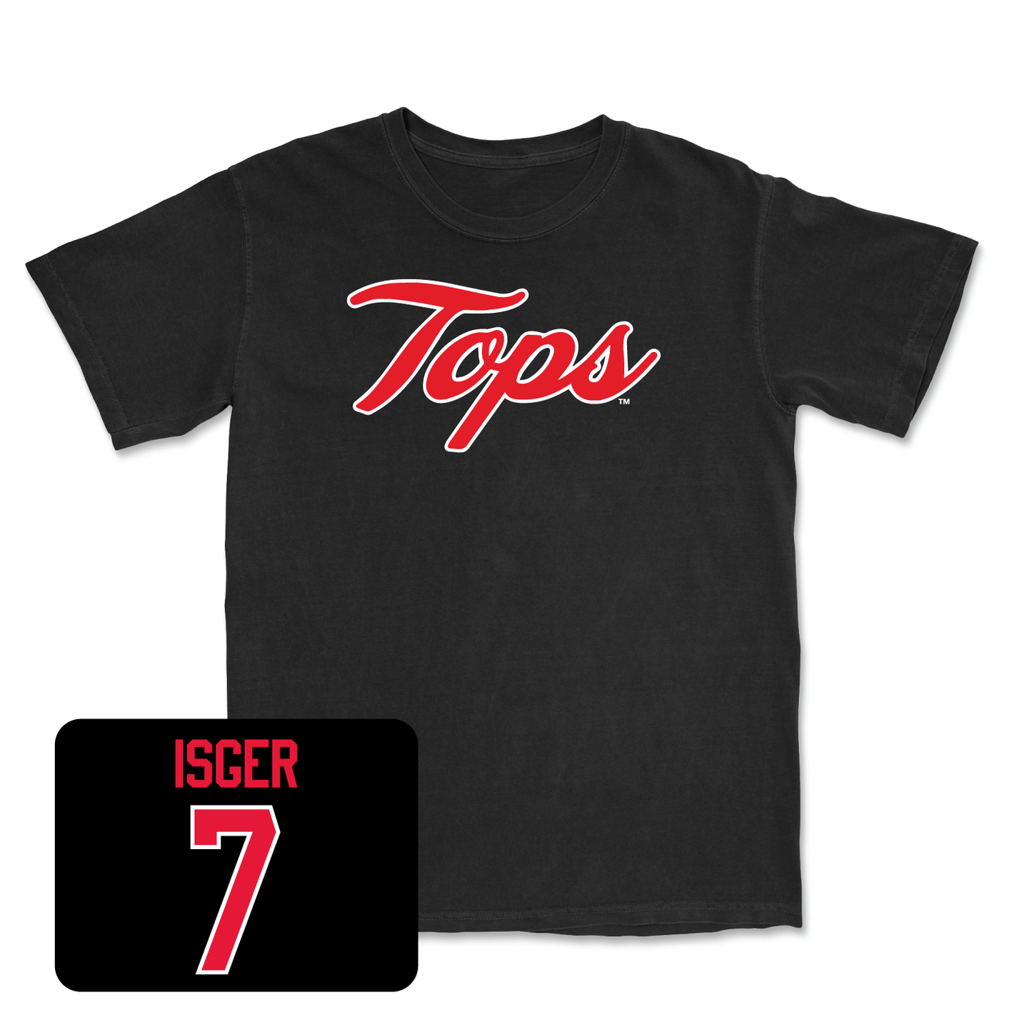 Black Women's Soccer Tops Tee Youth Large / Anna Isger | #7
