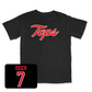 Black Women's Soccer Tops Tee Youth Small / Anna Isger | #7