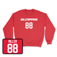 Red Football Hilltoppers Player Crew Small / Aiden Miller | #88