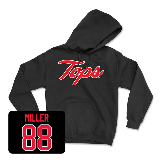 Black Football Tops Hoodie Youth Small / Aiden Miller | #88