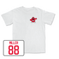 White Football Big Red Comfort Colors Tee X-Large / Aiden Miller | #88