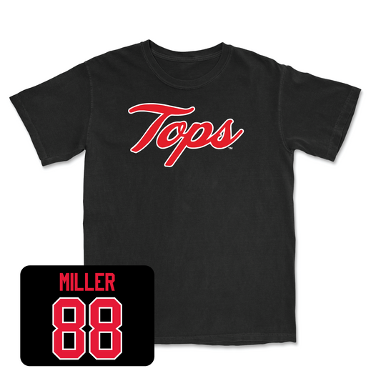 Black Football Tops Tee Youth Small / Aiden Miller | #88