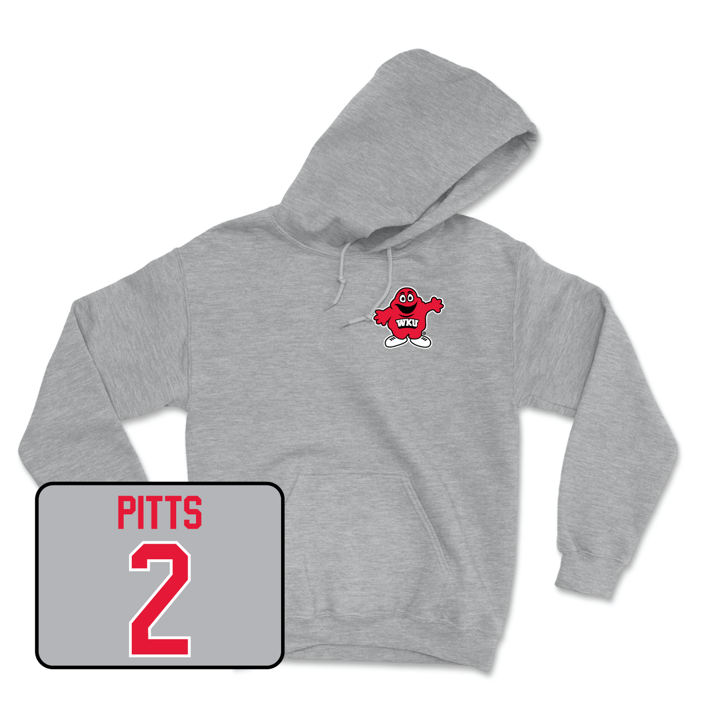 Sport Grey Women's Basketball Big Red Hoodie – The WKU NIL Store