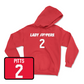 Red Women's Basketball Lady Toppers Player Hoodie Large / Aaliyah Pitts | #2