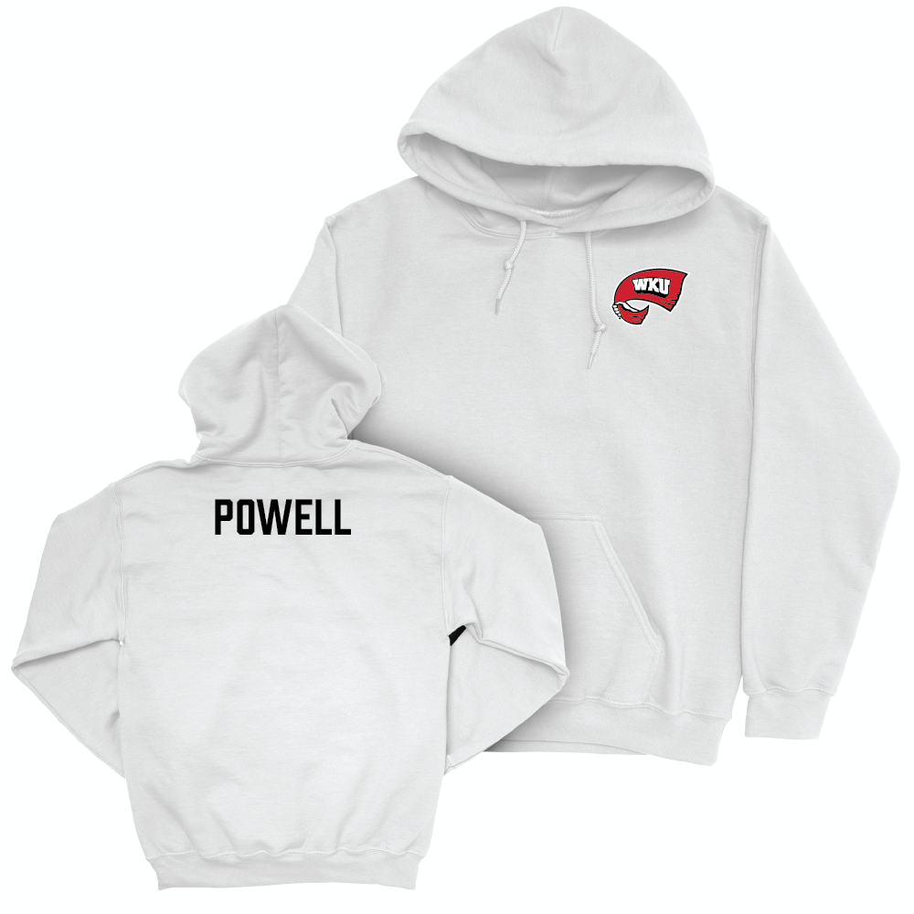 WKU Women's Dancing White Logo Hoodie - Abigail Powell Small