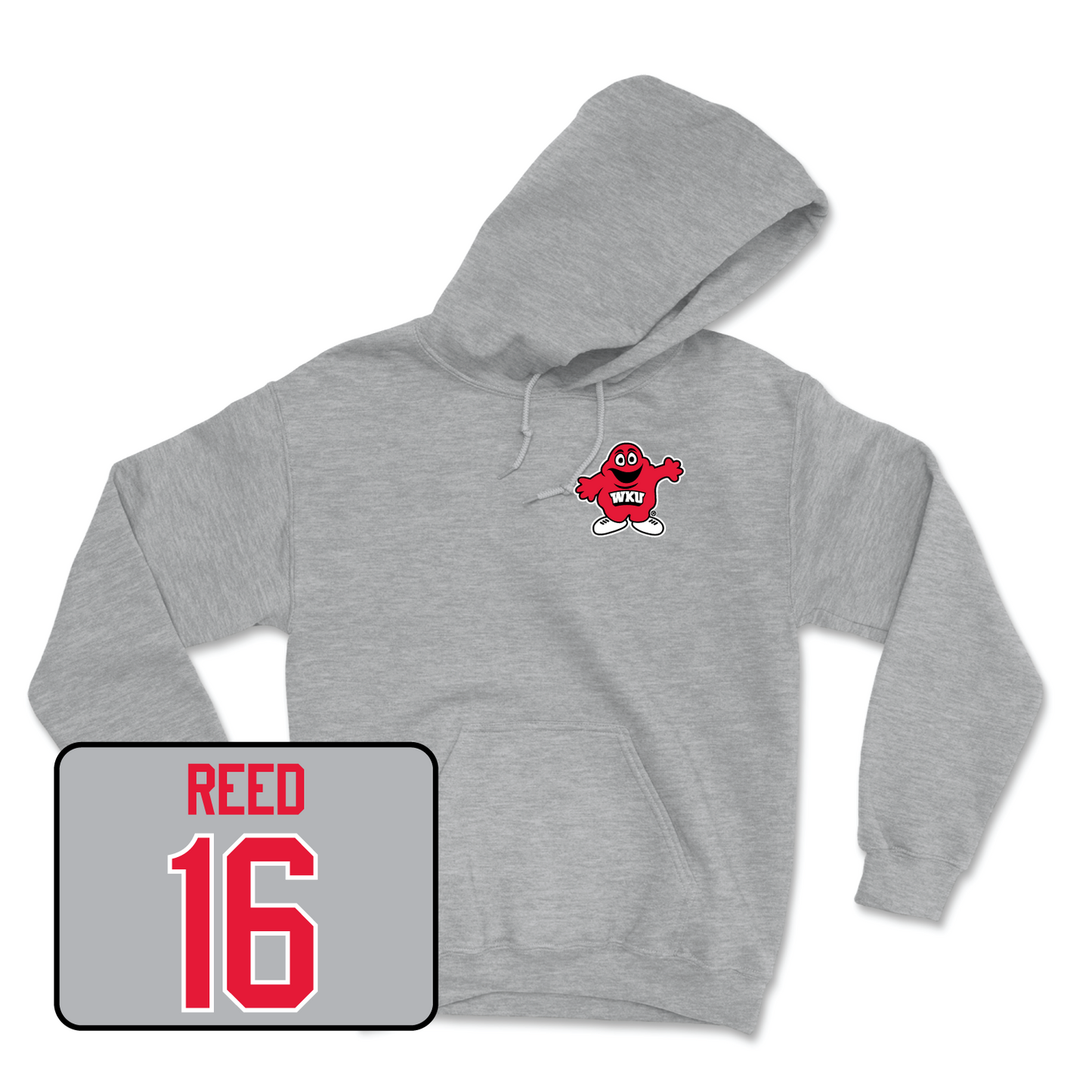 Sport Grey Football Big Red Hoodie Youth Small / Austin Reed | #16